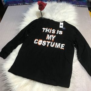 NWT GAP This is my costume glow in the dark long sleeve shirt
